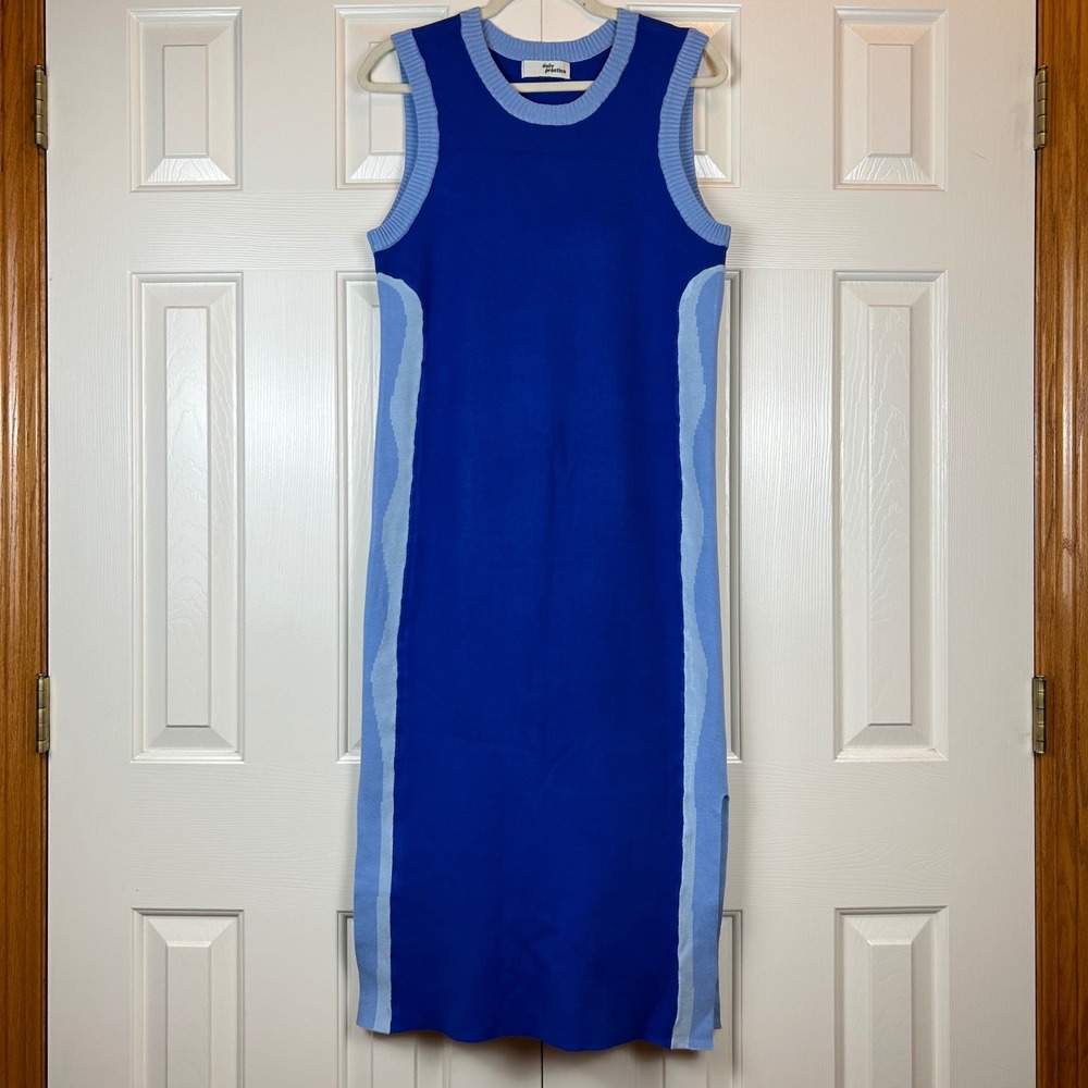 Anthropologie Daily Practice Sleeveless Crewneck Knit Midi Dress